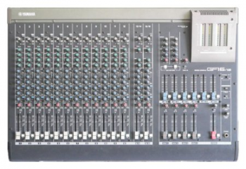 Console analogique 16V Yamaha GF 16/12 (12 mono - 2 ST - 6 AUX)