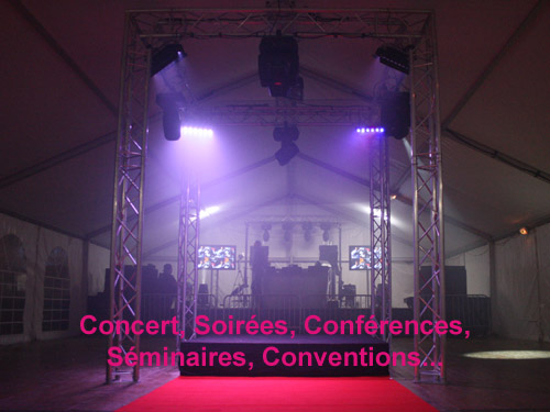 Concerts, Soirées, Conférences, Séminaires, Conventions...